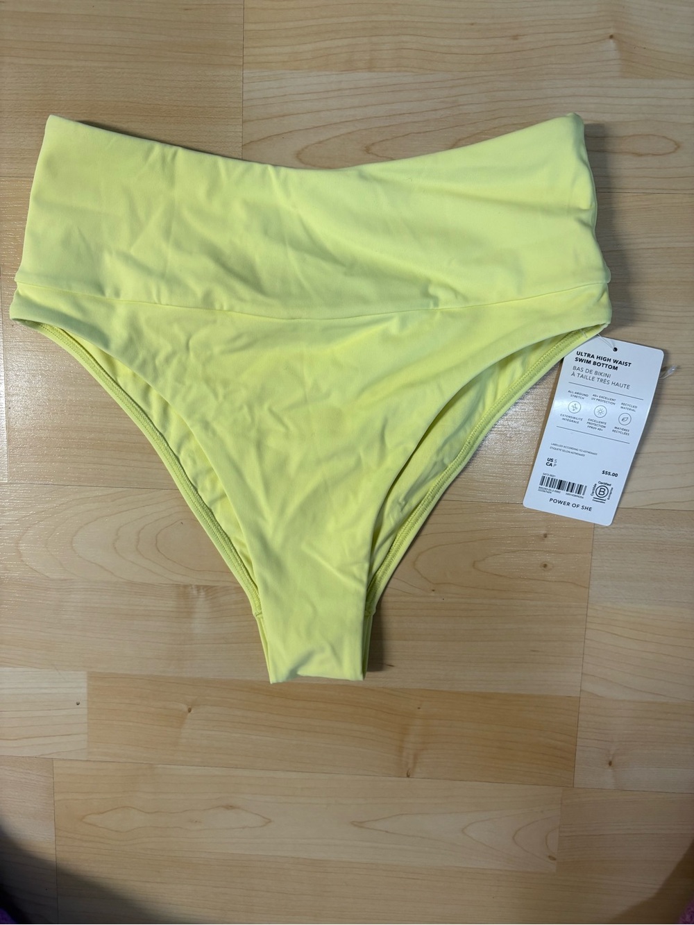 Athleta Ultra High Waisted Swim bottom in spark